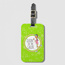 Reine verticale de brune du vert