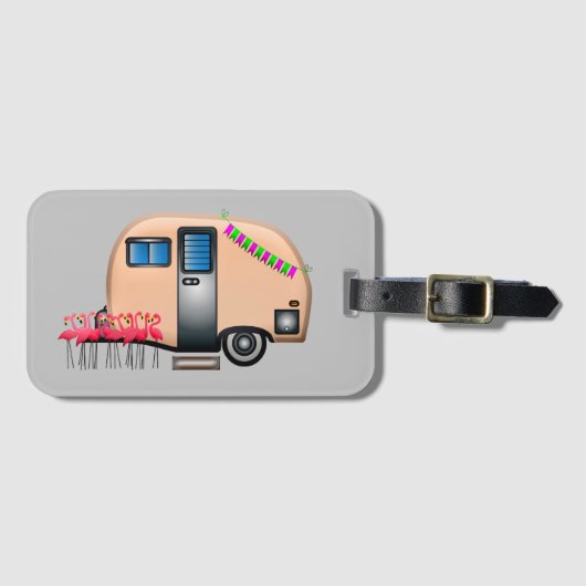 Étiquette À Bagage Remorque de Camper (Devant Horizontal)