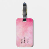 Étiquette À Bagage Remous d'hockey d'amour (Dos Vertical)