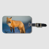 Étiquette À Bagage Renard Brown (Devant Horizontal)