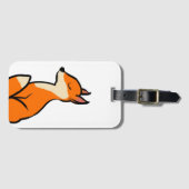 Étiquette À Bagage Renard personnalisable (Devant Horizontal)