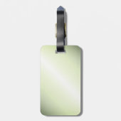 Étiquette À Bagage Renard vert (Dos Vertical)