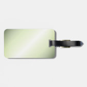 Étiquette À Bagage Renard vert (Dos horizontal)