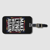 Étiquette À Bagage Rendez le mensonge erroné pour résister aux cadeau (Devant Horizontal)