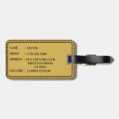 Étiquette À Bagage "Rends-le, c'est à moi" Balise bagage (Dos horizontal)