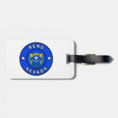 Étiquette À Bagage Reno Nevada (Dos horizontal)