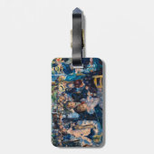 Étiquette À Bagage Renoir - Bal au moulin de la Galette - Code QR (Dos Vertical)