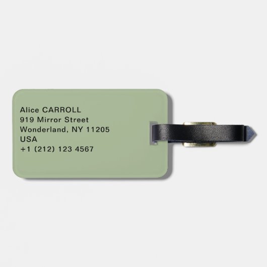 Étiquette À Bagage Renoir - Chemin menant à travers l'herbe haute (Dos horizontal)