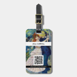 Étiquette À Bagage Renoir - Danse à Bougival - Code QR
