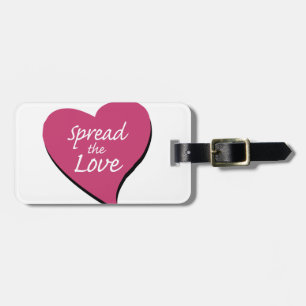 Étiquette À Bagage Répandre L'Amour