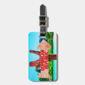 Étiquette À Bagage République dominicaine (Devant Vertical)