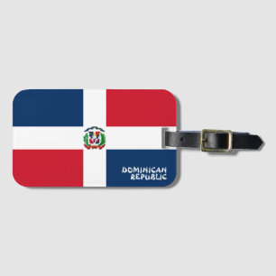 Étiquette À Bagage République Dominicaine Drapeau National Patriotiqu