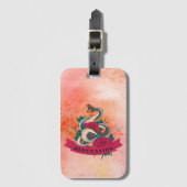 Étiquette À Bagage Réputation Des Serpents Dans Le Monde (Devant Vertical)