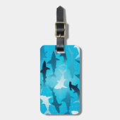 Étiquette À Bagage requins ! (Devant Vertical)