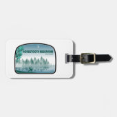 Étiquette À Bagage Réservoir Horsetooth Colorado Deer (Devant horizontal)