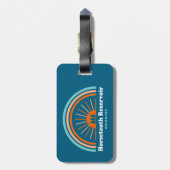 Étiquette À Bagage Réservoir Horsetooth Colorado Rainbow (Dos Vertical)