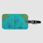 Étiquette À Bagage Résonance Aqua (Devant Horizontal)