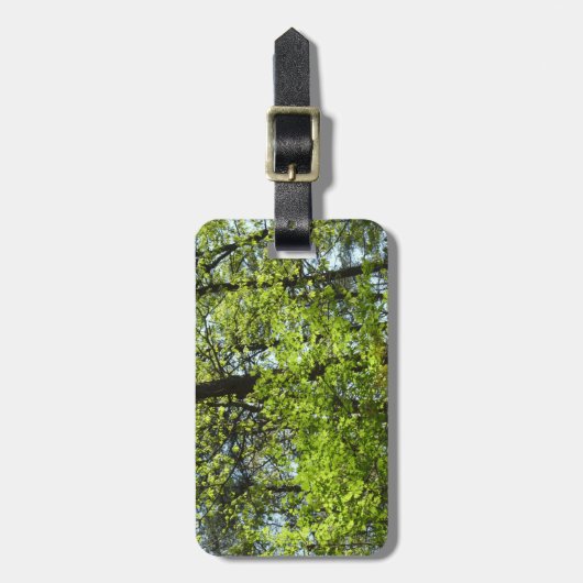 Étiquette À Bagage Ressource Feuille (Devant Vertical)