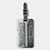 ÉTIQUETTE À BAGAGE RESTAURANT SCRANTON PENNSYLVANIA BLUE LANTERN (Devant Vertical)