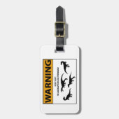 Étiquette À Bagage Restez en dehors ! SYMBOLE VÉCRATEUR (Devant Vertical)