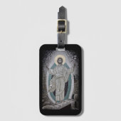 Étiquette À Bagage Résurrection de l'icône du Christ (Devant Vertical)