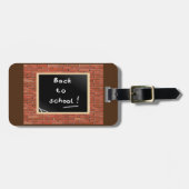 Étiquette À Bagage Retour À L'École (Devant horizontal)