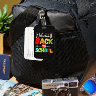 Étiquette À Bagage Retour à l'école 2026 Enseignants Élèves