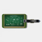 Étiquette À Bagage Retour à l'école Science Chalkboard Éducation (Dos horizontal)