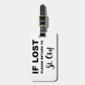 Étiquette À Bagage Retour à St. Olaf (Devant Vertical)