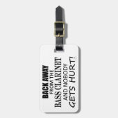 Étiquette À Bagage Retourner De La Basse Clarinet étiquette de bagage (Devant Vertical)