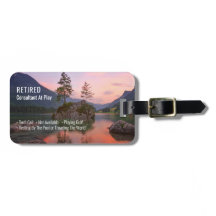 Retraité Drôle, Lac Sunset, Blague de Profession