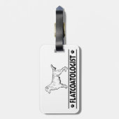 Étiquette À Bagage Retriqueur à couche plate humoristique (Dos Vertical)