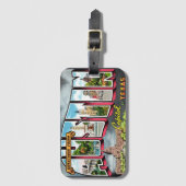 Étiquette À Bagage Retro Austin Texas (Devant Vertical)