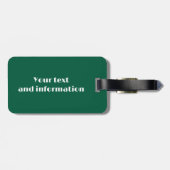 Étiquette À Bagage Retro Beach Travel Seascape Outdoors (Dos horizontal)