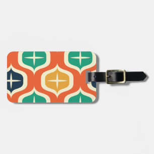 Étiquette À Bagage Retro Bright & Funky