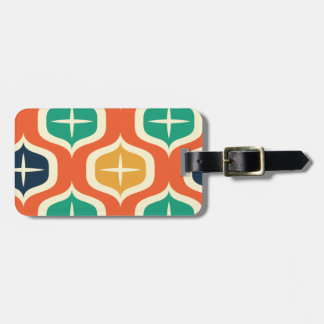 Étiquette À Bagage Retro Bright & Funky