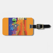 Étiquette À Bagage Retro Disco Party les années 70 Funk Art