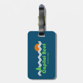 Étiquette À Bagage Rétro du parc national du Capitol Reef (Dos Vertical)