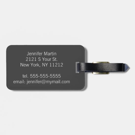 Étiquette À Bagage Rétro enregistreurs à cassettes modelés des années (Dos horizontal)