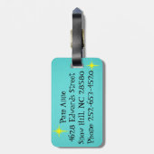 Étiquette À Bagage Rétro étiquette de bagage de couples de bande (Dos Vertical)