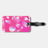 Étiquette À Bagage Rétro étiquette de bagage de rose d'impression (Dos horizontal)