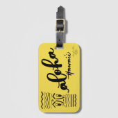 Étiquette À Bagage Rétro étiquette de sac de bagage de Tiki Aloha (Devant Vertical)