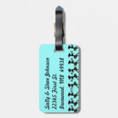 Étiquette À Bagage Rétro étiquette hawaïenne de sac de bagage de (Dos Vertical)