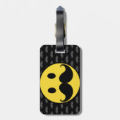 Étiquette À Bagage Rétro moustache géniale de moustache (Dos Vertical)