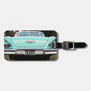 Étiquette À Bagage Rétro voiture vintage