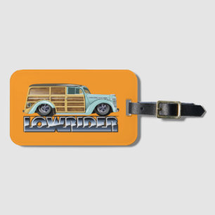 Étiquette À Bagage Rétro Woody Lowrider