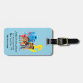 Étiquette À Bagage Retrouvons-nous | Ajouter Votre Nom (Devant horizontal)