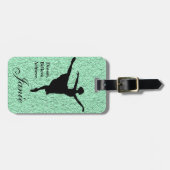 Étiquette À Bagage Rêve. Croyez. Réalisez l'étiquette de bagage de (Devant horizontal)