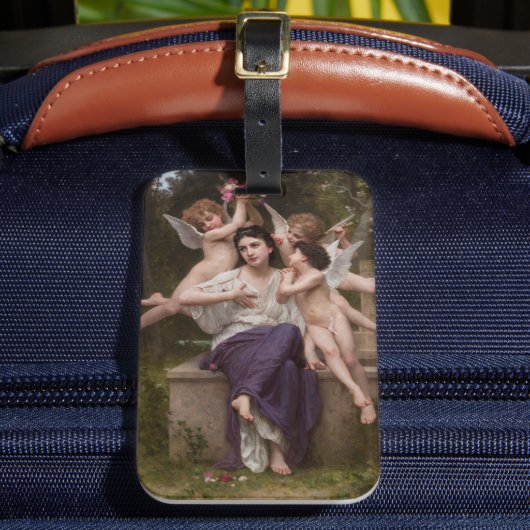 Étiquette À Bagage Rêve de printemps, Dream of Spring par Bouguereau (Insitu Rectoal 2)