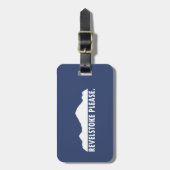 Étiquette À Bagage Revelstoke S'Il Vous Plaît (Devant Vertical)